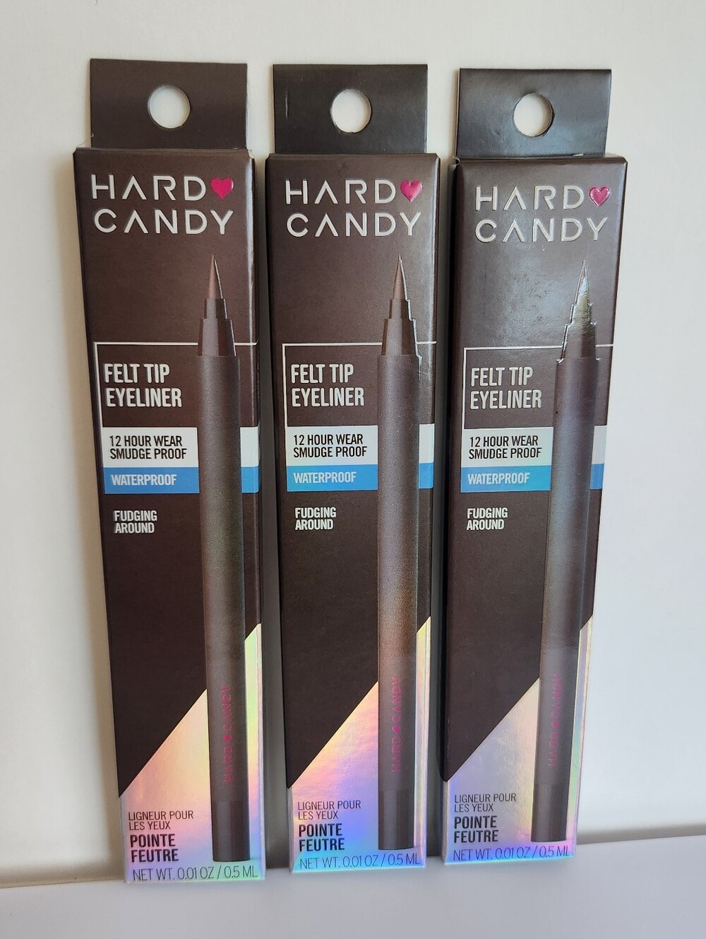 Lot of 3 #2036 Fudging Around Hard Candy Stroke of Gorgeous Felt Tip Eyeliner